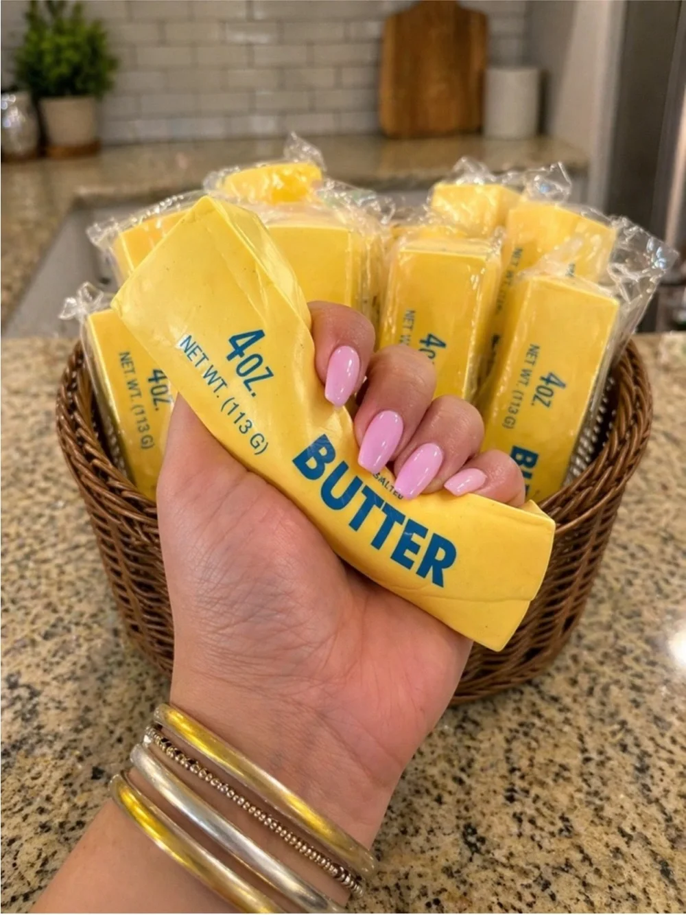 Viral Butter squishy stick! Stress relief toy